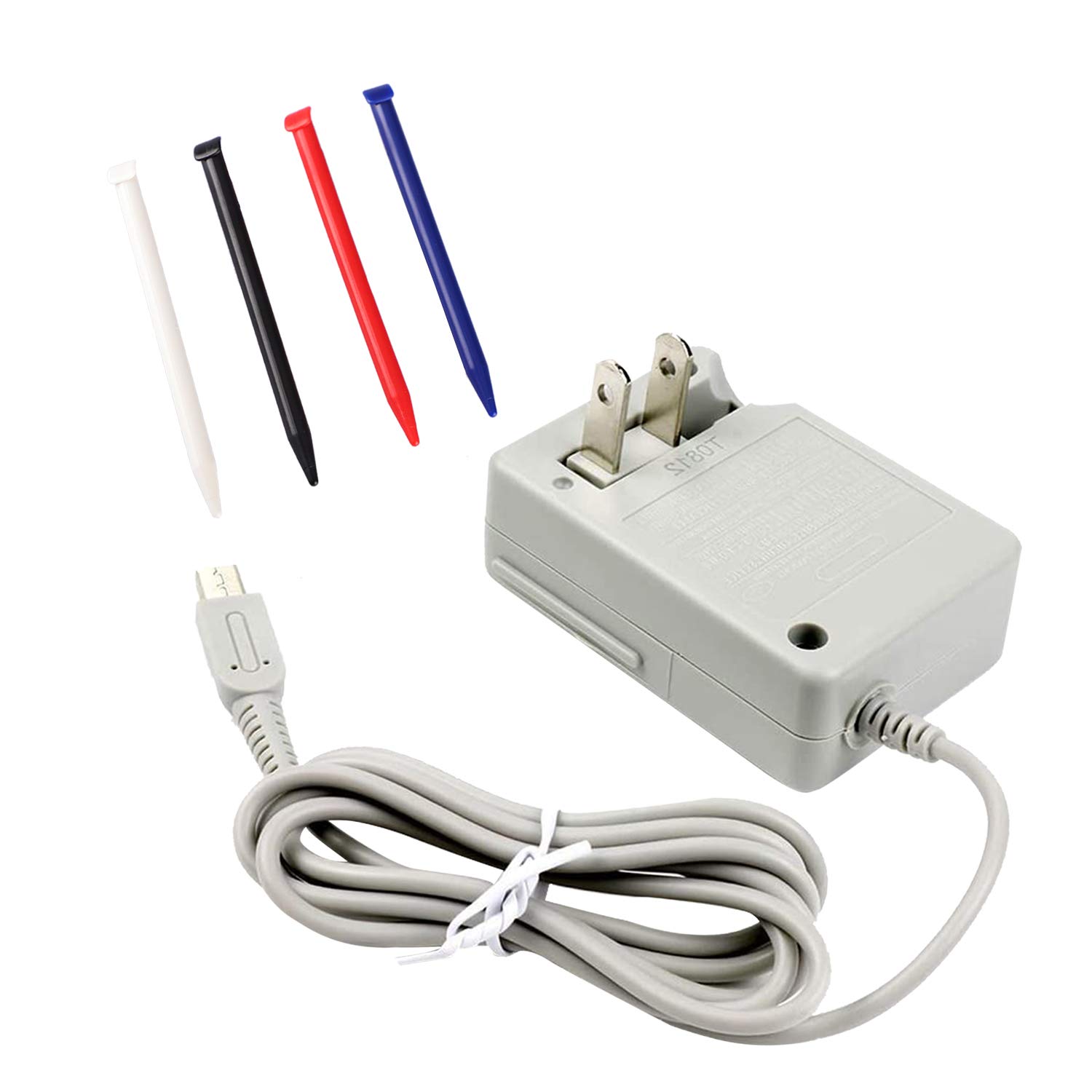 Premium Nintendo New 3DS XL Charger Kit - AC Power Adapter, Stylus Pen & Travel Wall Charger | Fast Charging Cable for Gaming On-The-Go | Perfect for Home, Travel & Gaming Sessions