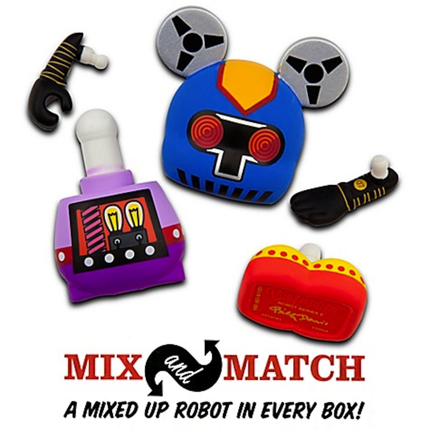 Disney Vinylmation Robots Series 2 Blind Box Collectible Toy - Perfect for Disney Fans, Robot Collectors & Surprise Gift Lovers | Great for Birthday Gifts, Party Favors & Display Collections