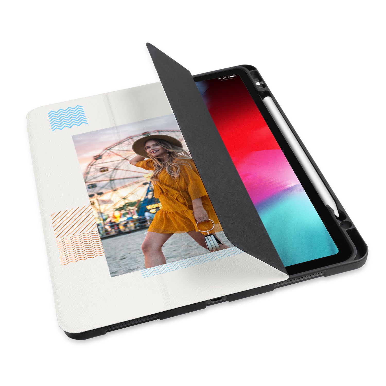 Premium iPad Case - Slim Protective Cover with Auto Sleep/Wake for iPad (6th/7th/8th/9th Gen) | Perfect for Work, School & Travel - Durable Shockproof Design