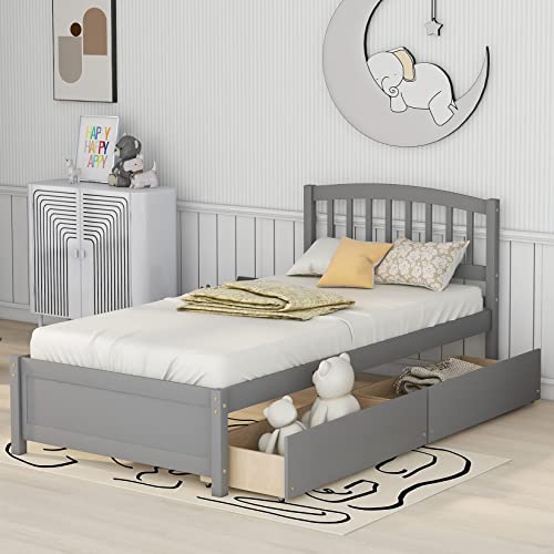 Gray Bed