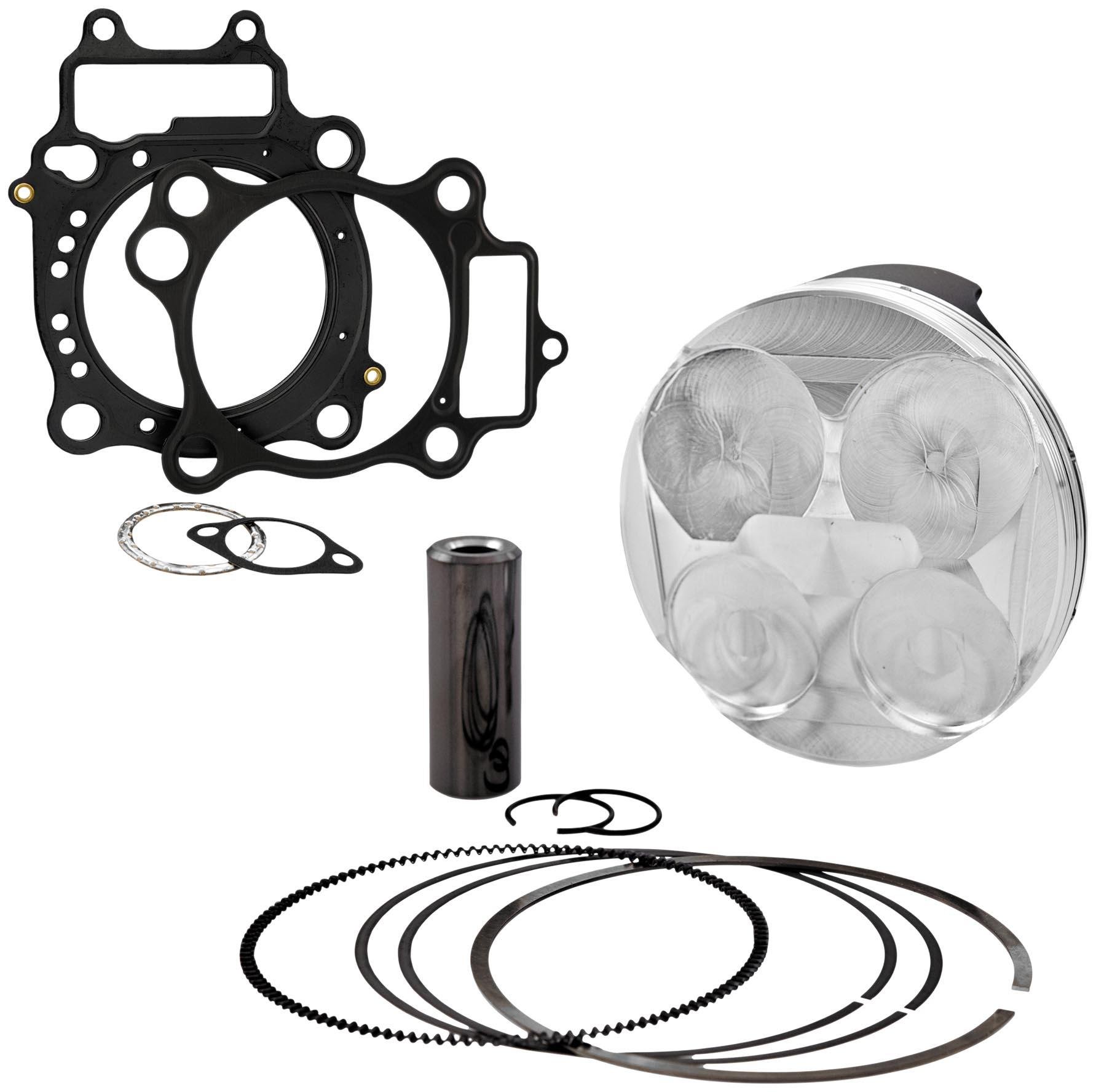 High Performance Piston Kit - Standard Bore 78.0mm, 14.5:1 Compression Ratio CPKX2108C for Harley Davidson, Yamaha & Honda Motorcycle Engine Rebuilds - Ideal for Racing & High Power Upgrades