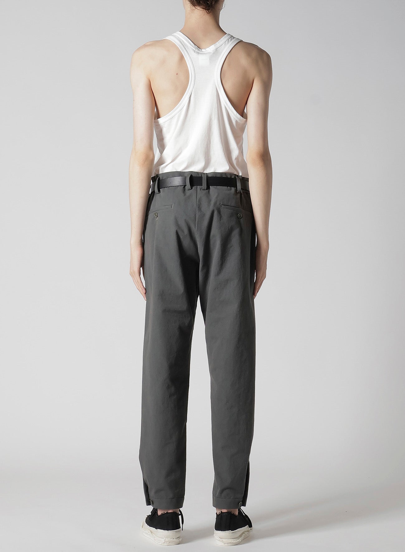 Stylish C/Poplin Paneled Hem Pants for Women - Comfortable & Trendy Casual Wear for Office, Outings & Everyday Use