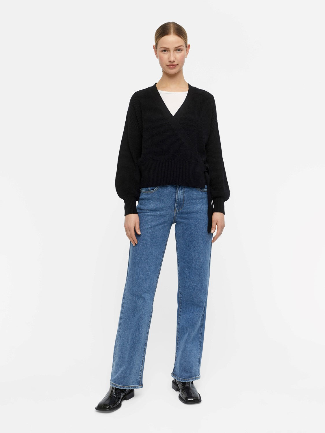 Ena Wrap Cardigan for Women - Soft & Stylish Black Cardigan Sweater | Perfect for Office, Date Night & Casual Outfits