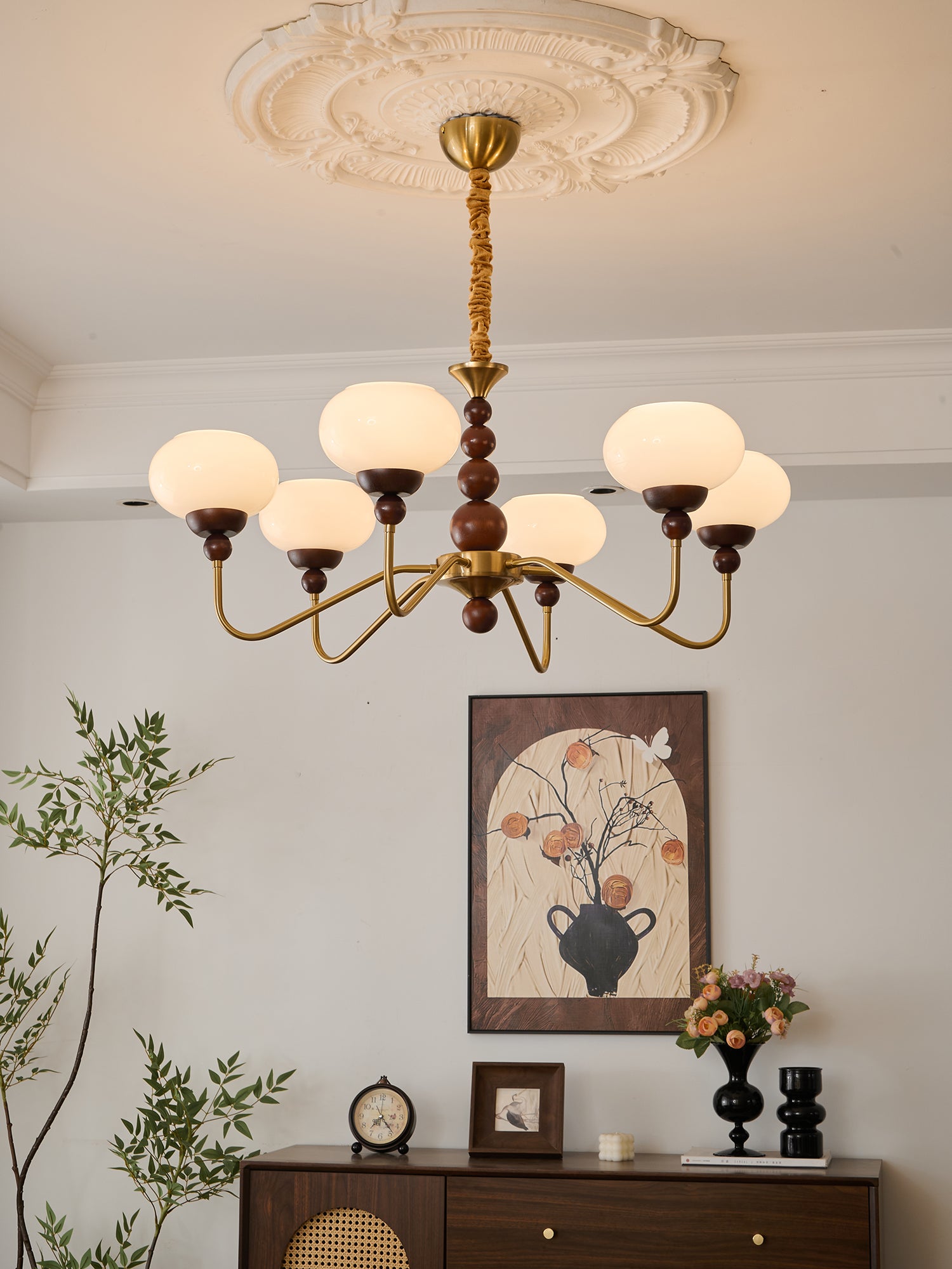 Elegant Bellini Crystal Chandelier - Modern Ceiling Light Fixture for Dining Room, Living Room & Bedroom | Dimmable LED Lighting for Home Decor