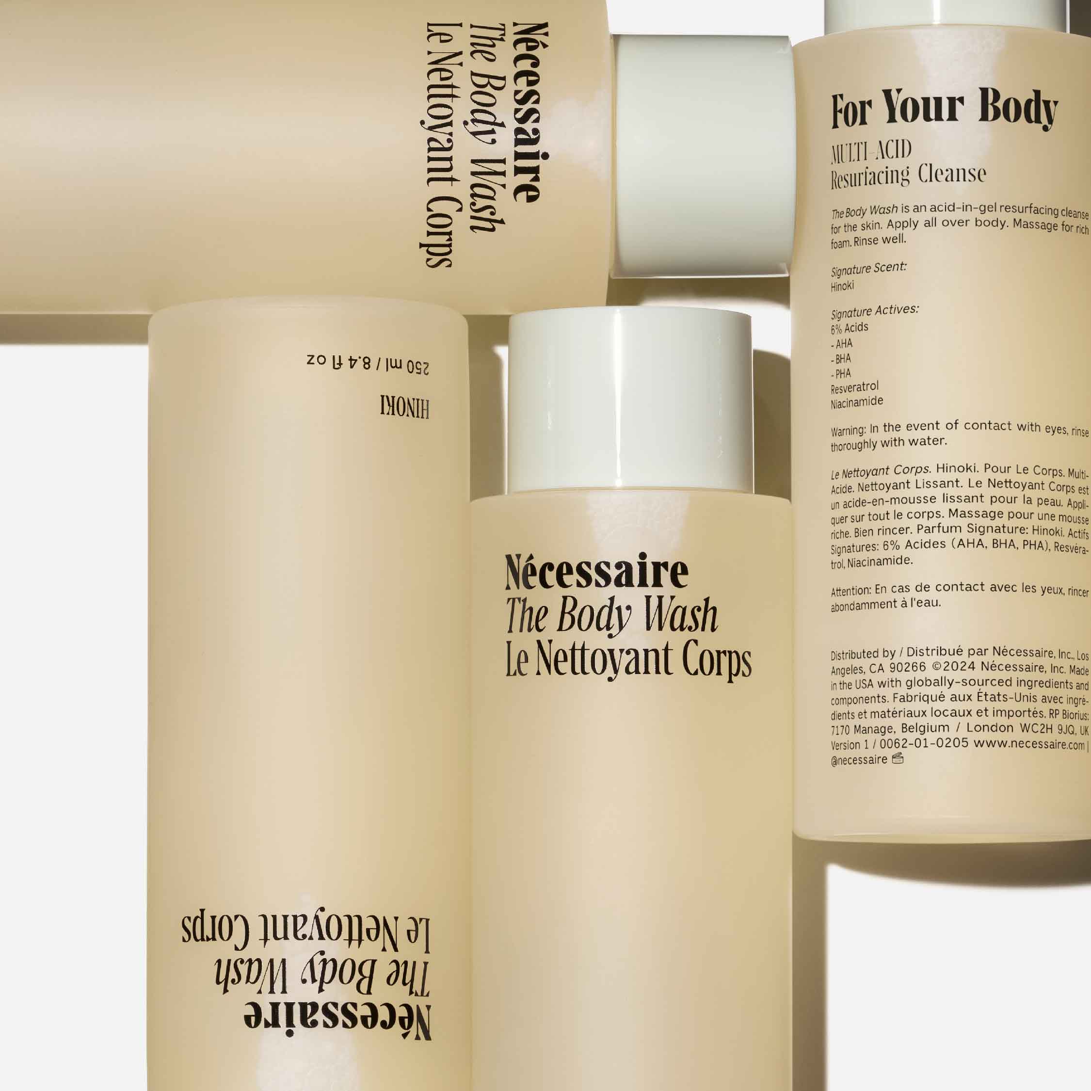 Hinoki Scented Body Wash for Men & Women - Natural Japanese Cypress Aroma for Relaxing Bath & Shower - Moisturizing & Refreshing Skin Care