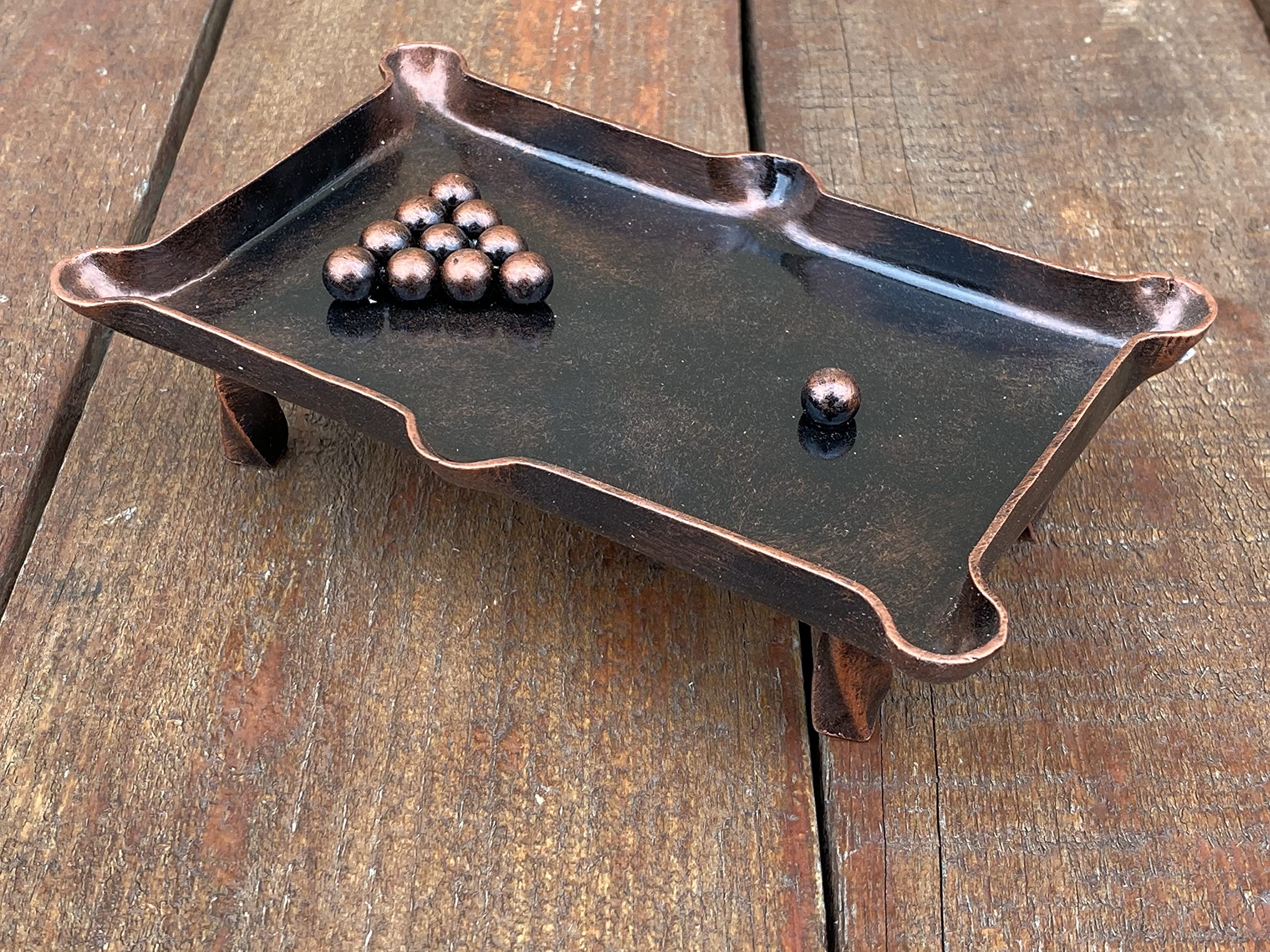 Premium Iron Ashtray for Men - Elegant Smoking Accessory & Unique Gift for Billiard Lovers - Perfect for Home, Office, or Man Cave Decor