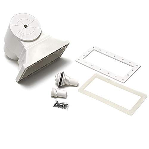 Upuuup Wide Mouth Short Throat Above Ground Pool Skimmer with Return Fitting - Replacement for Flo-Pro II Pool Filter System - Perfect for Easy Pool Maintenance and Water Circulation