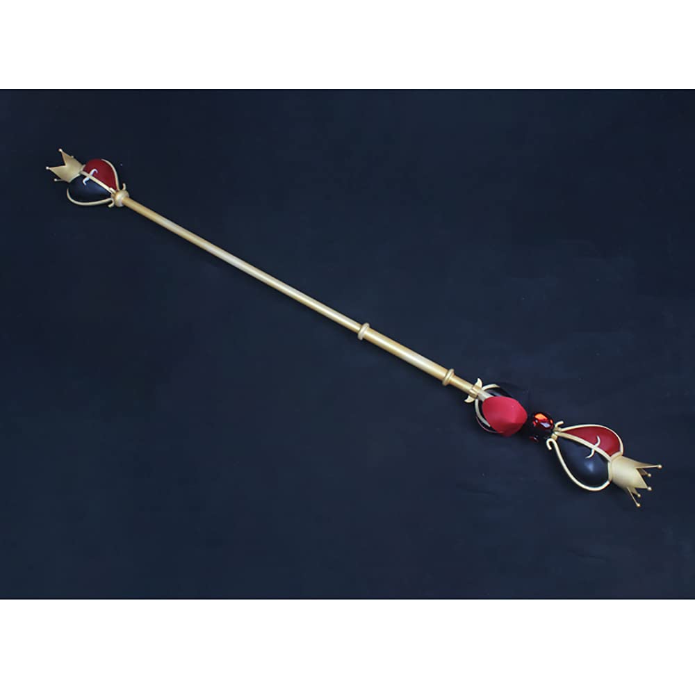 Twisted-Wonderland Heartslabyul Riddle Rosehearts Cosplay Staff - Anime Magic Wand Prop for Cosplay & Collectors | Perfect for Halloween, Conventions & Anime-Themed Parties