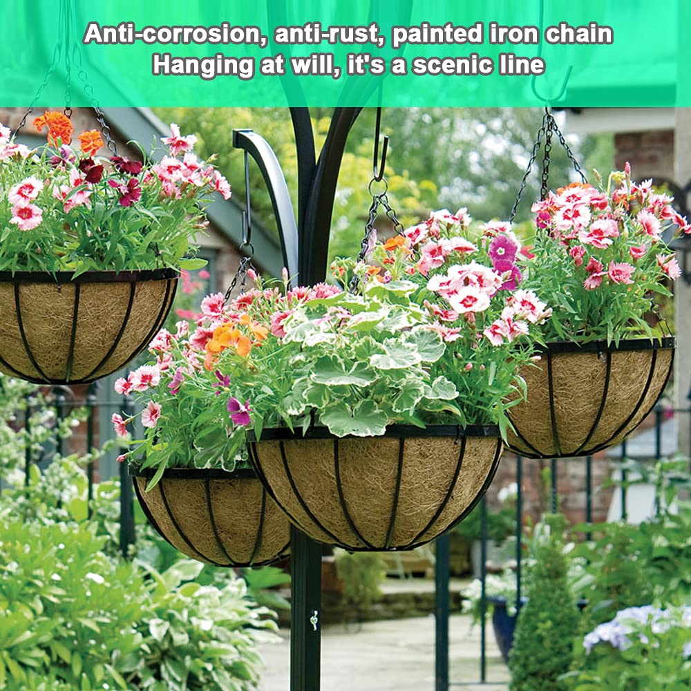 2-Pack Round Coconut Fiber Planter Liners - 8/10/12/14/16 Inch Coco Coir Basket Liners for Hanging Planters, Flower Pots & Garden Planters - Natural Eco-Friendly Plant Liner for Indoor/Outdoor Decor