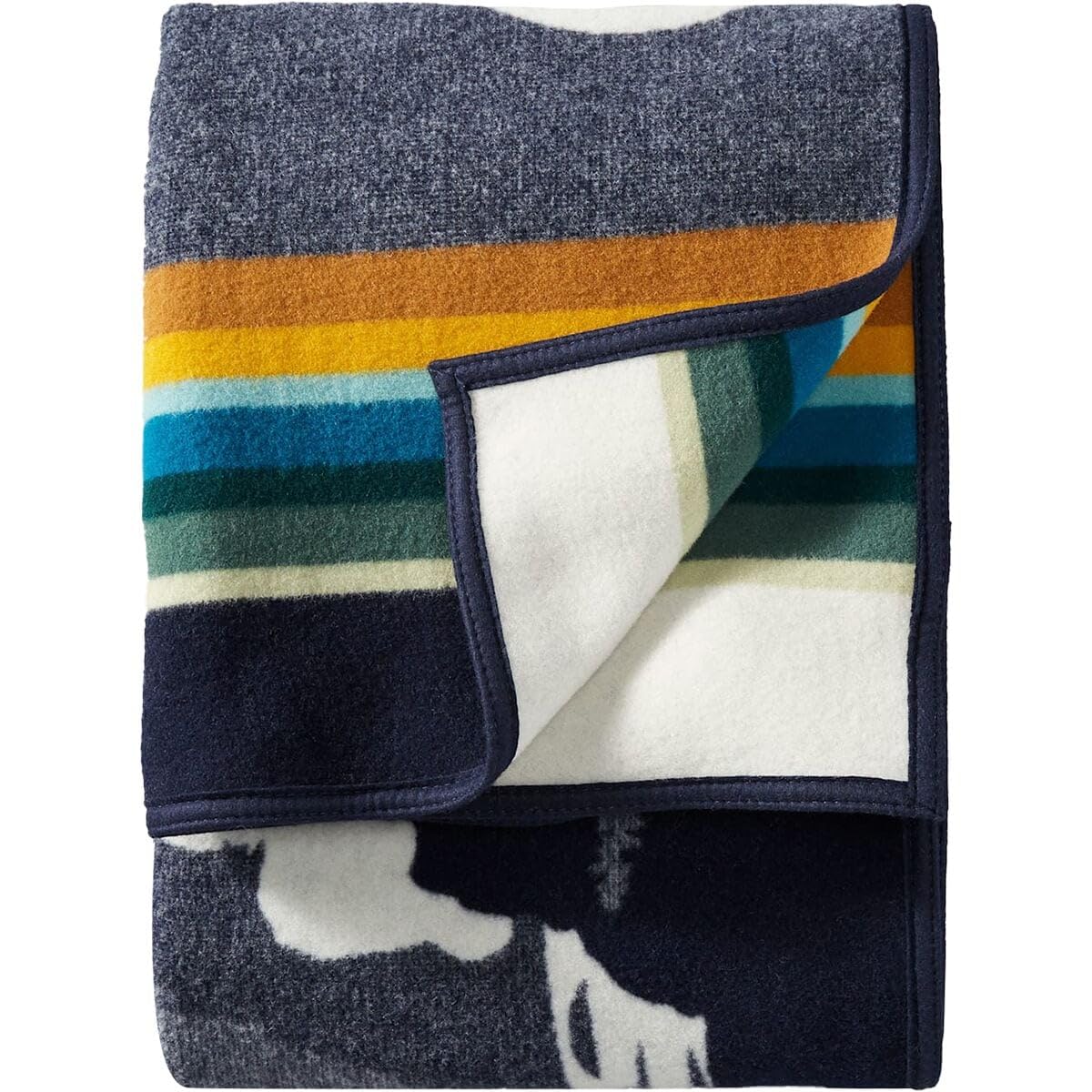 Pendleton Pacific Wonderland Blanket - Soft & Cozy One-Color Throw for Home, Camping & Travel - Perfect as Robe or Gift