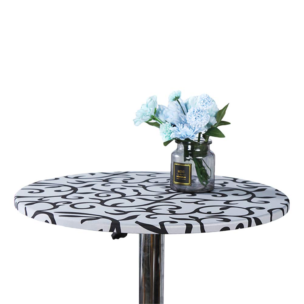 Washable Elastic Edged Round Tablecloth - 47