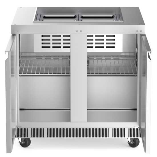 Commercial Stainless Steel Refrigerated Salad Bar - 36