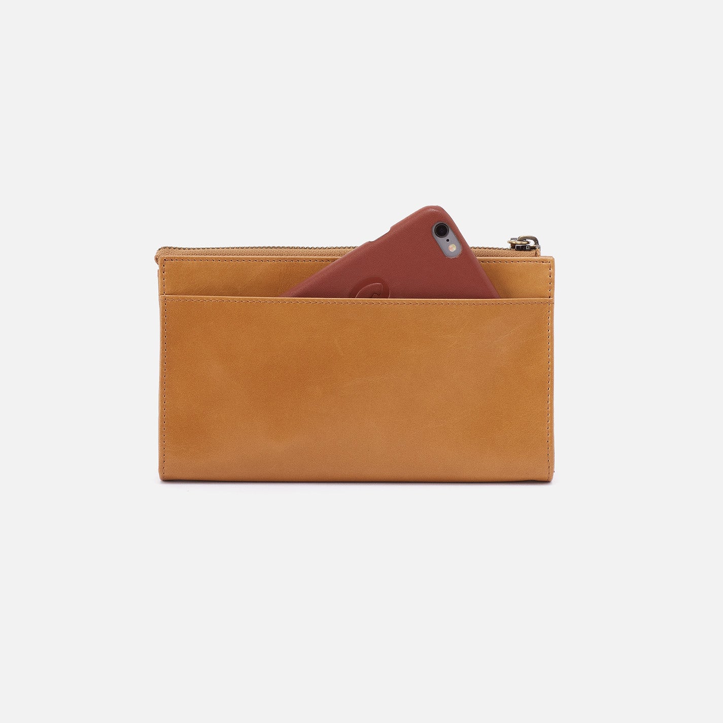 Premium Zenith Wristlet in Mixed Genuine Leather - Natural Color | Stylish Crossbody Bag for Women | Perfect for Work, Travel & Everyday Use