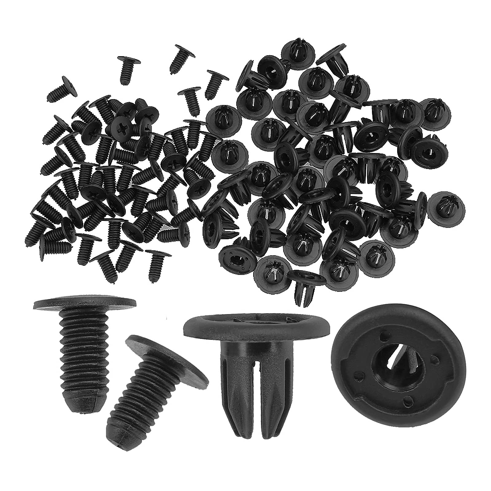 Mini Cooper Fender Liner Rivets (50 Pcs) - Car Body Panel Repair Kit