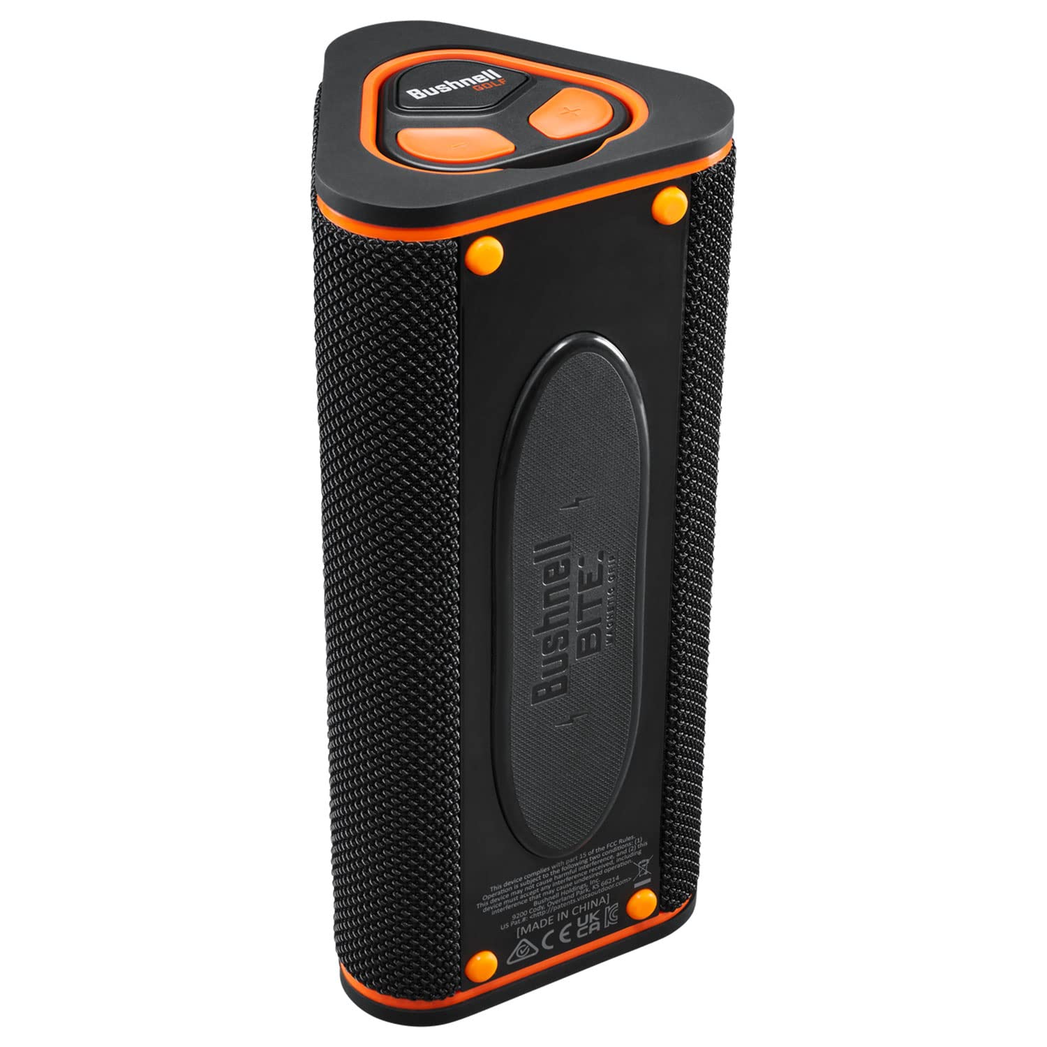Bushnell Wingman View Bluetooth Golf Speaker with LCD Display & Audible GPS Distances - Premium Golf Gift Set Includes Protective Pouch & Gift Box with Red Bow - Perfect for Golf Courses, Driving Ranges & Outdoor Activities