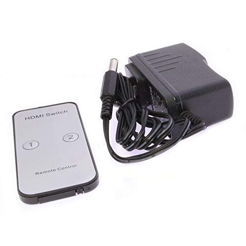 WALLER PAA 2X8 HDMI 3D True Matrix Switch Splitter - 2 Input 8 Output 4K@60Hz HDR with Remote Control for Home Theater, Gaming, and Multi-Screen Presentations
