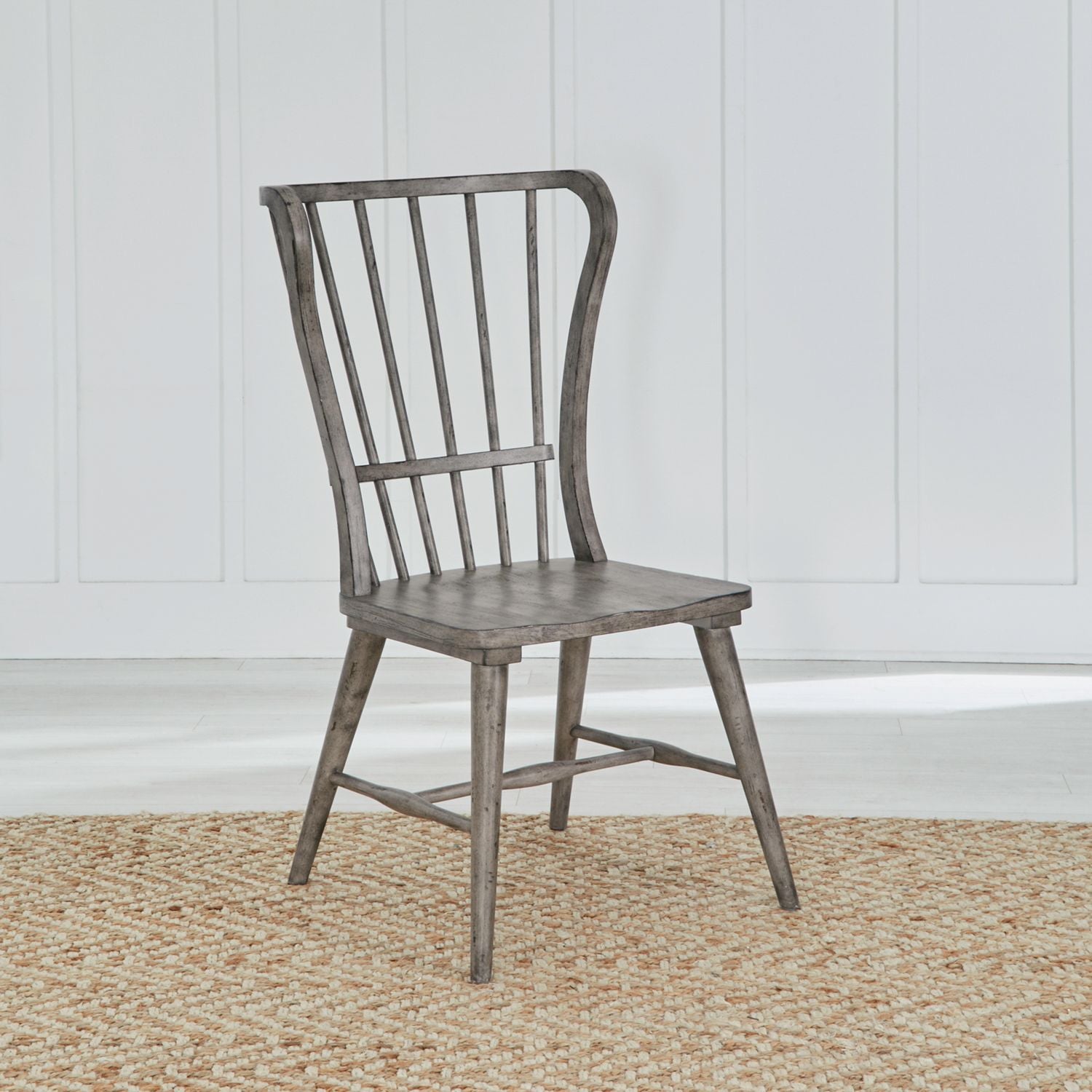 River Place Gray Dining Table Set with 8 Chairs - 237G T4402/P4402/C1000S - Perfect for Family Gatherings & Dinner Parties
