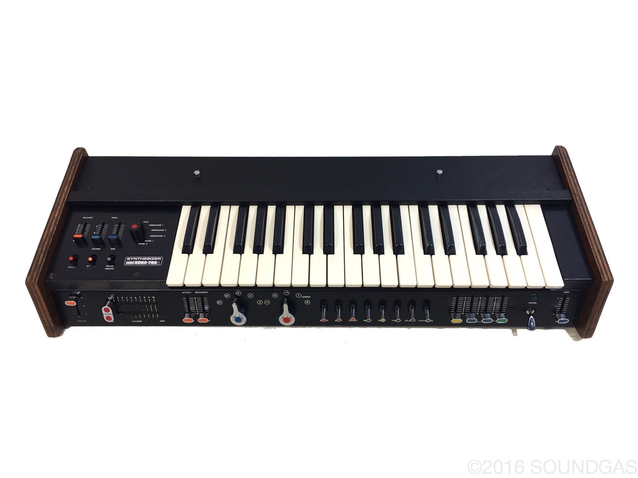 Korg miniKORG 700S Analog Synthesizer - Vintage Style Keyboard for Music Production, Live Performance & Studio Recording