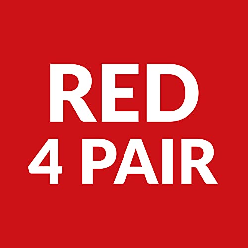 Red (4 Pairs)