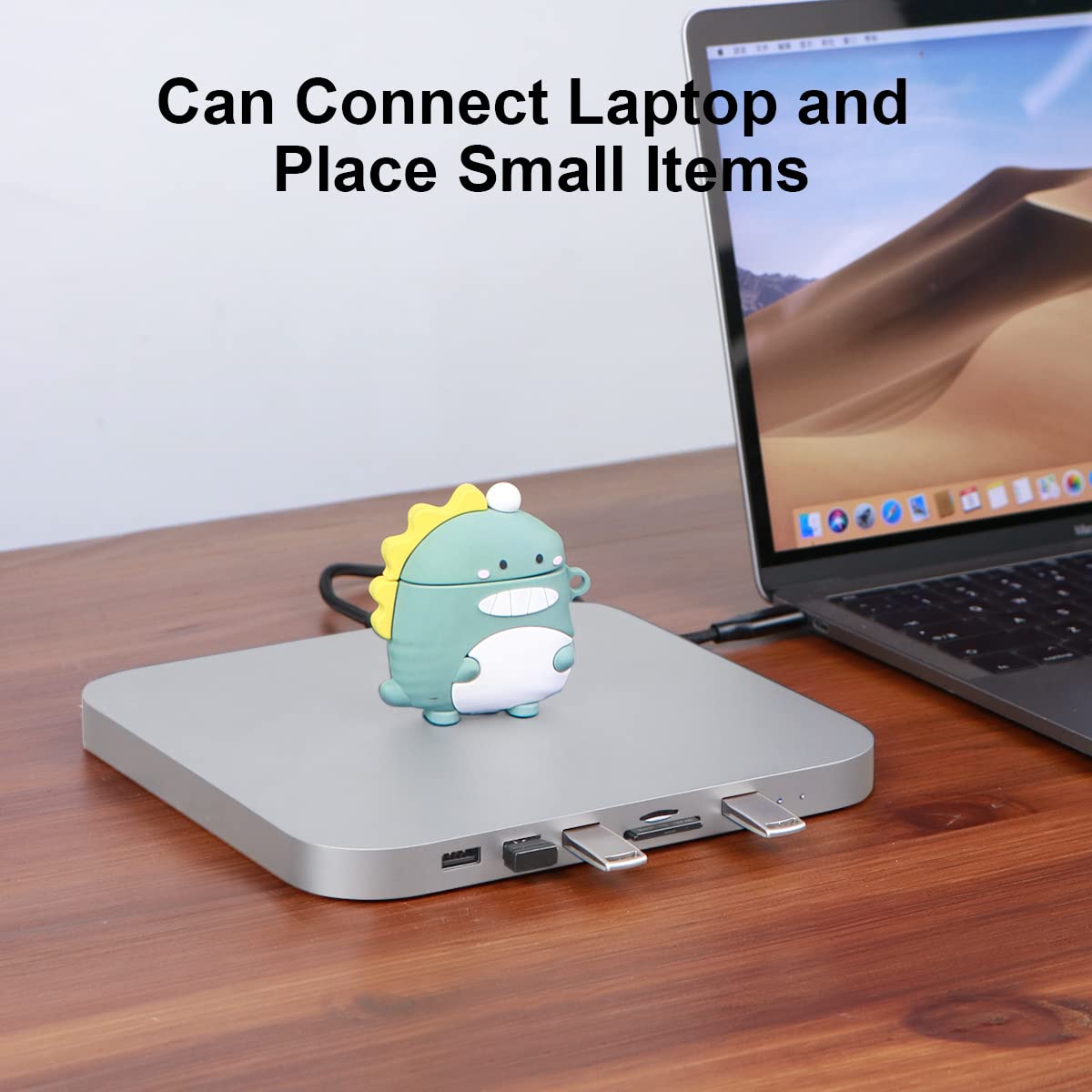 Hagibis USB-C Docking Station with Dual Hard Drive Enclosure - Compatible with Mac Mini M1/M2 Pro, Mac Studio Max Ultra - Supports 2.5