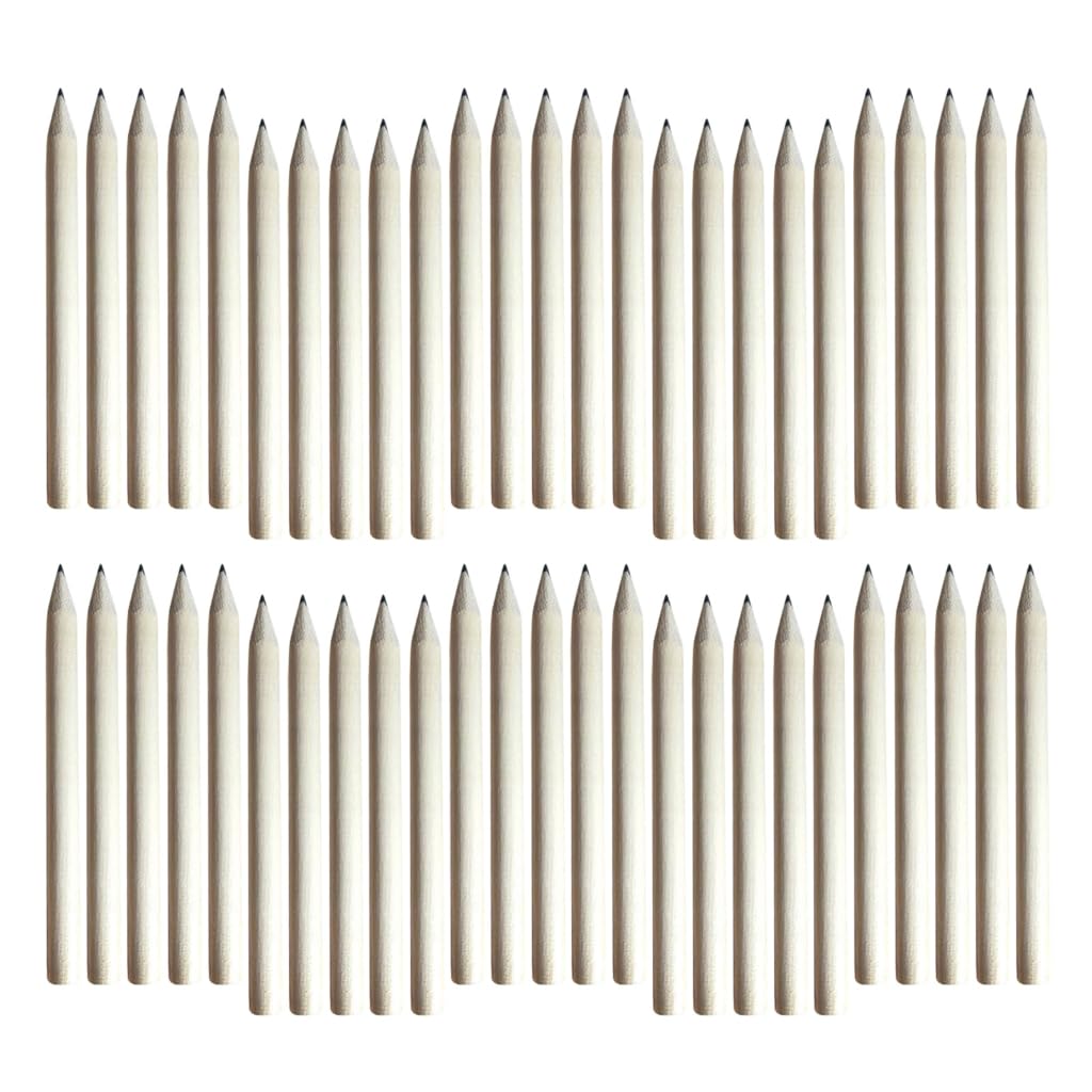 50-Pack Mini Golf Pencils - Small Round Half Pencils for Writing, Drawing & Scorekeeping - Perfect for Weddings, Parties, Golf Tournaments & Office Use