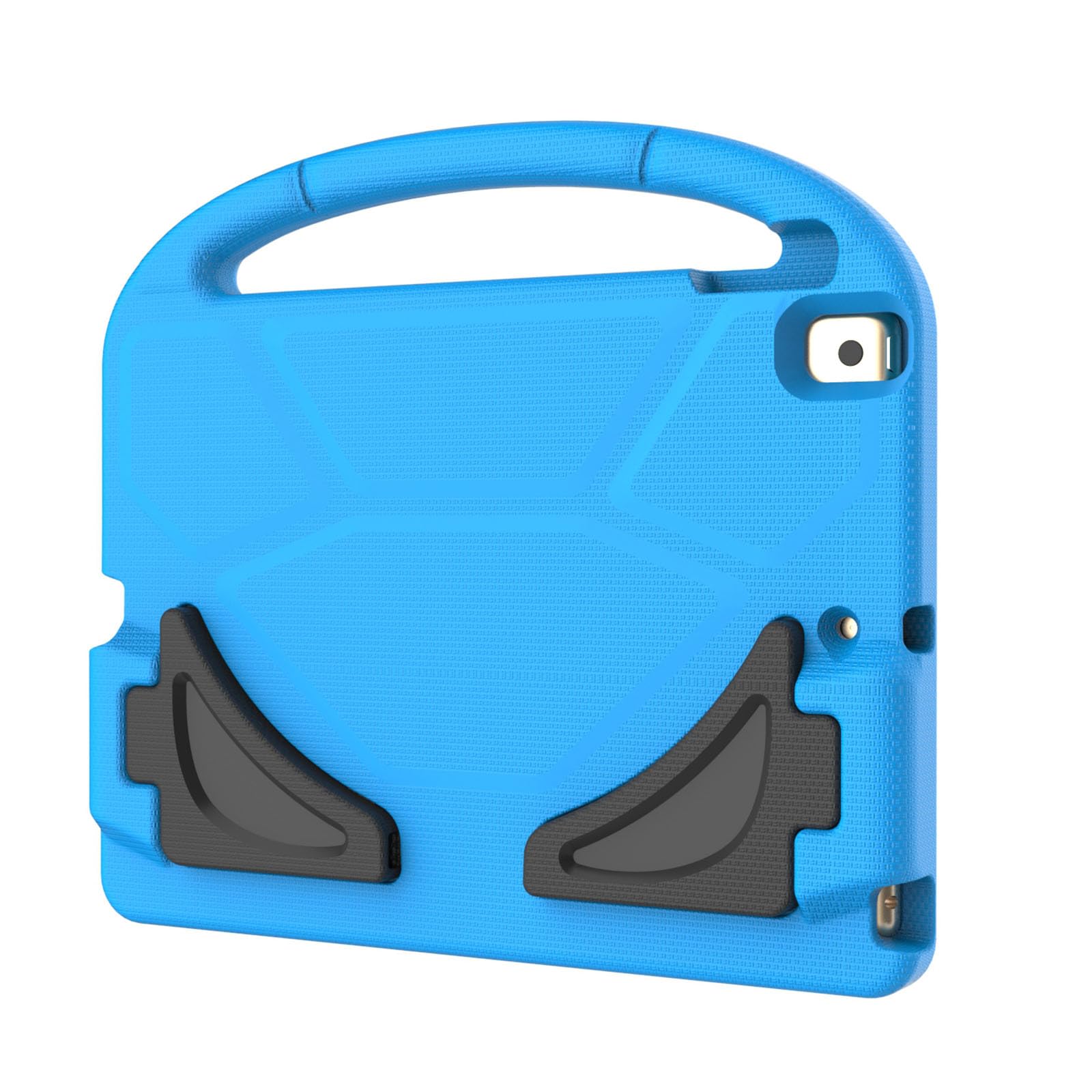 Shockproof Kids Case for iPad 10.2/10.5 Inch (iPad 7th/8th/9th Gen 2019-2021, iPad Air 3 & Pro 10.5) - Lightweight Protective Cover with Handle & Stand - Blue - Perfect for School, Travel & Home Learning