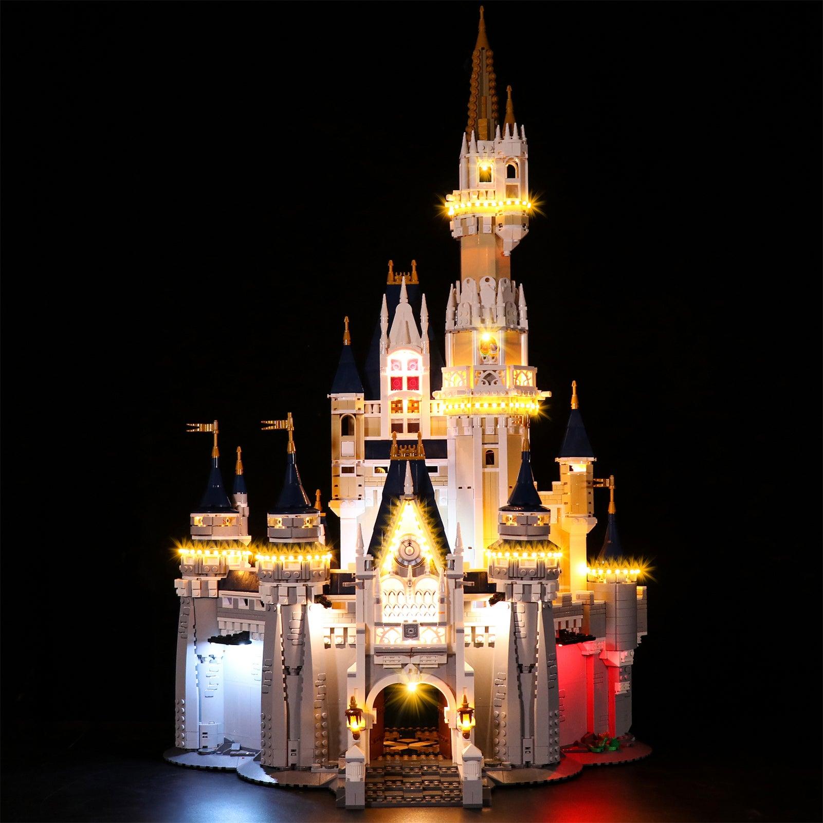 LEGO Disney Castle 71040 Light Kit - LED Lighting Set for LEGO Disney Princess Castle Building Blocks - Perfect for Display & Nighttime Decor