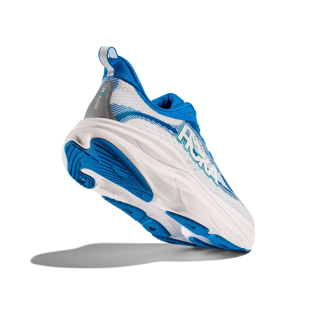 Hoka One One Skyflow Running Shoes - Blue Frost | Lightweight & Cushioned for Road Running & Trail Jogging