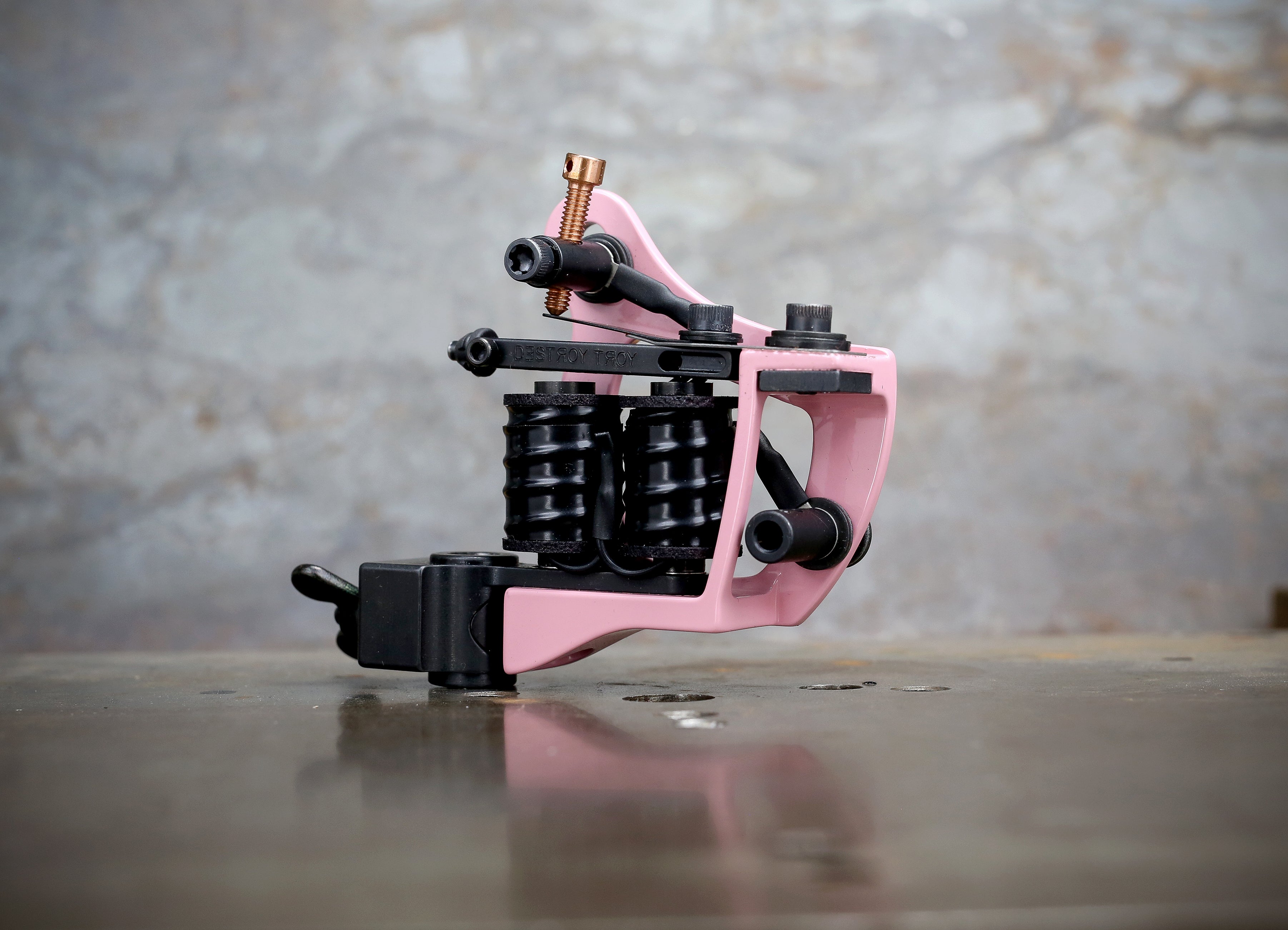 Mike Pike x Destroy Troy Teacup Liner - Pink & Black | Stylish Cup Sleeve for Coffee, Tea & Hot Drinks | Perfect for Home, Office & Cafés