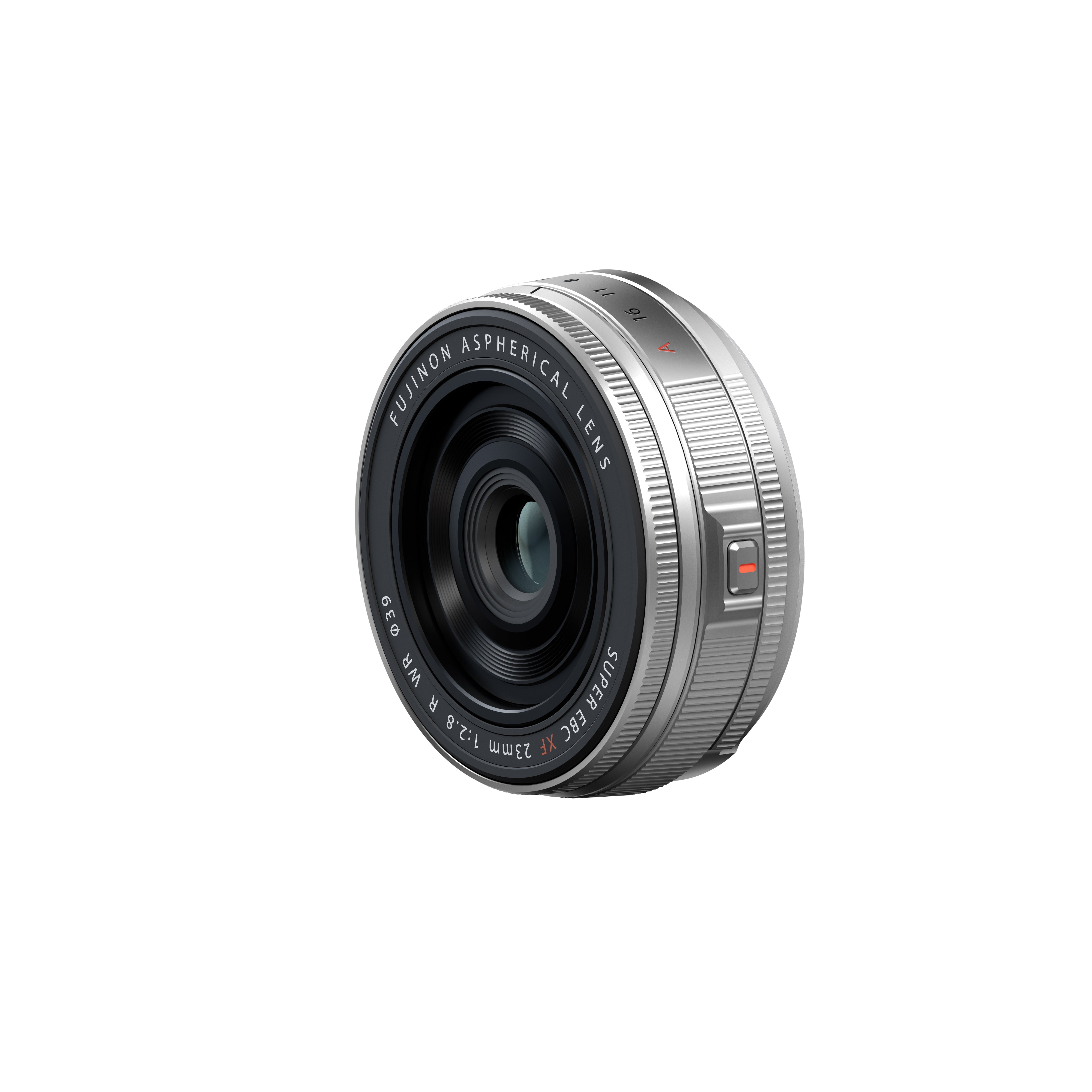 FUJIFILM XF 23mm f/2.8 R WR Compact Prime Lens for Fujifilm X-Mount Cameras - Silver | Perfect for Street Photography & Travel Vlogging