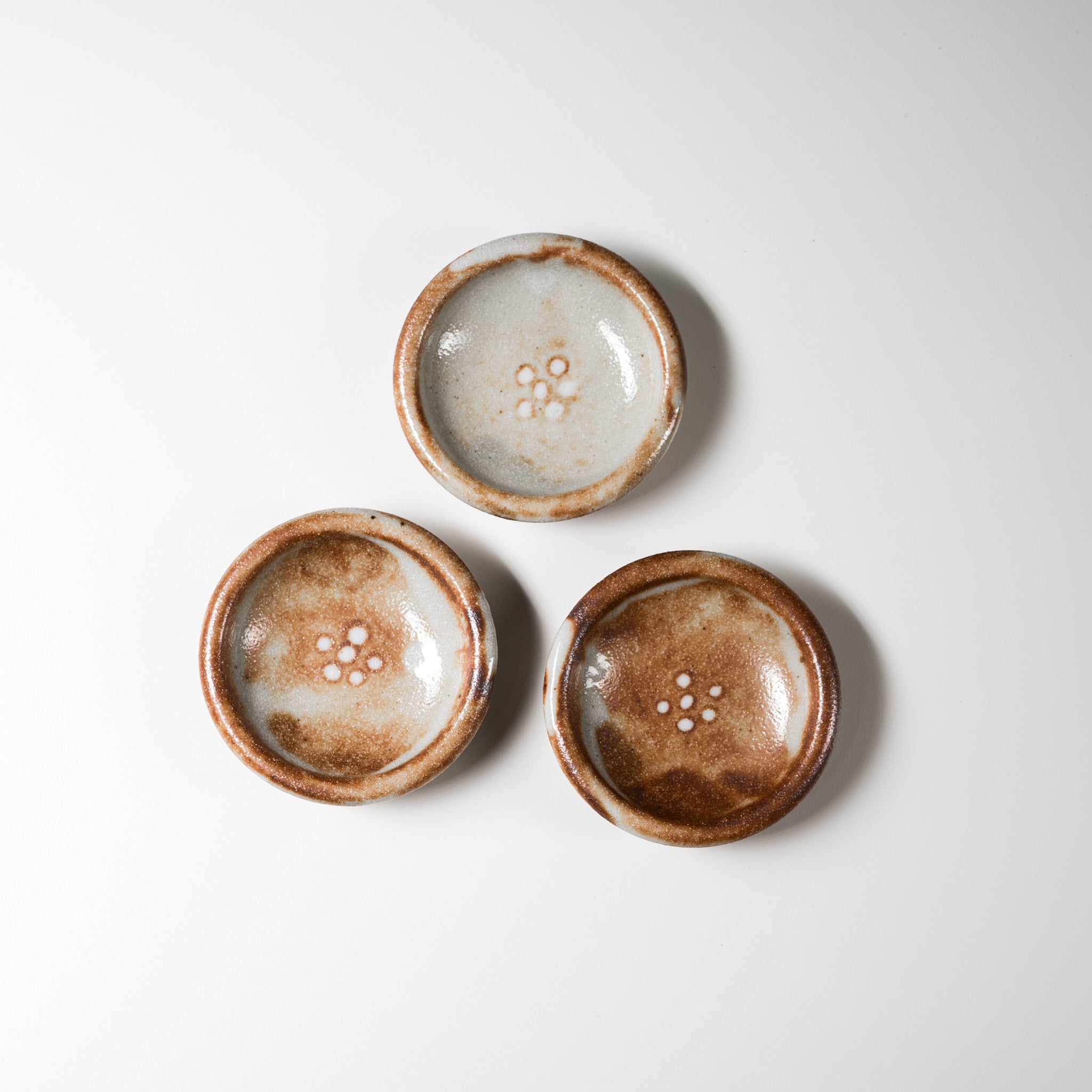 Japanese Mino Ware Small Side Dish Plate - Momoshino 7.5cm Ceramic Appetizer Plate | Perfect for Sushi, Desserts & Tapas Serving