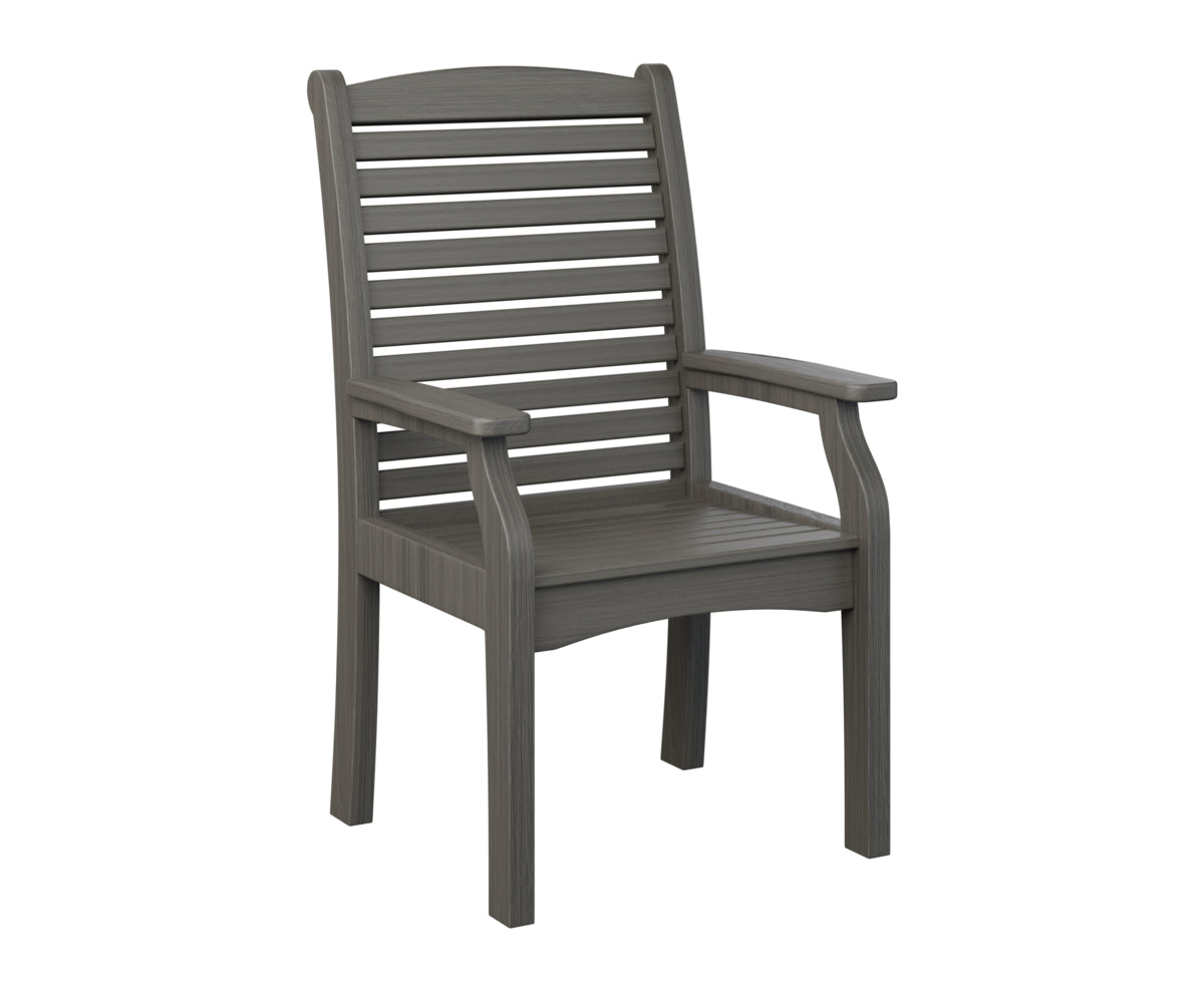 Berlin Gardens Classic Terrace Dining Chair - Weather-Resistant Outdoor Patio Furniture for Garden, Deck, and Poolside Use