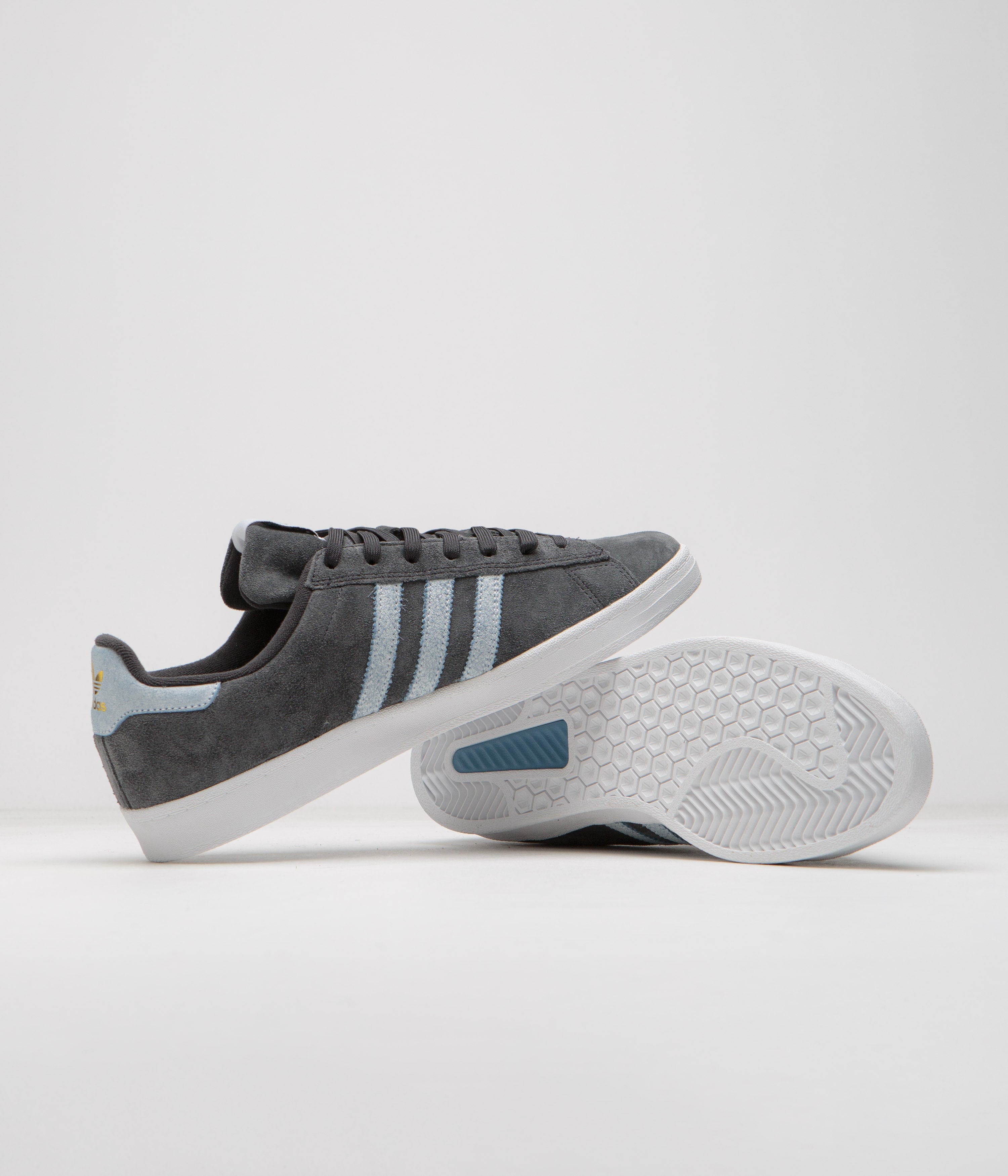Adidas x Henry Jones Campus ADV Shoes - Carbon, Cloud White & Light Blue Sneakers for Men | Stylish & Comfortable Casual Shoes for Walking, Running & Everyday Wear
