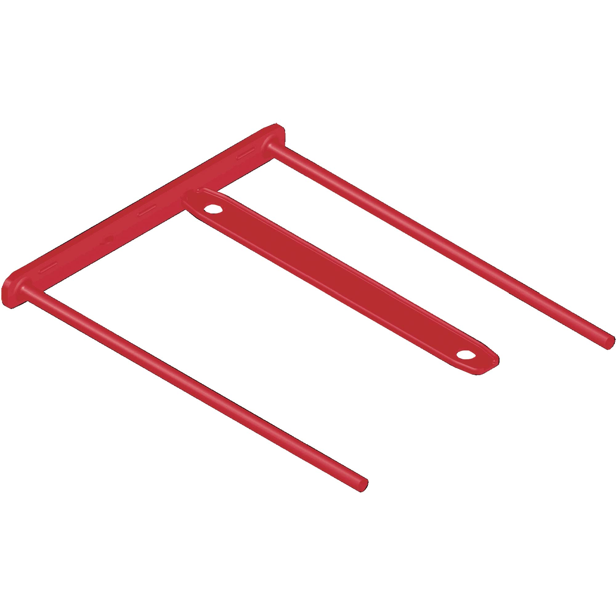 Fellowes Bankers Box File Clips 10 cm (100-Pack) - Red Document Organizer for Office Filing, Storage & Paperwork Management
