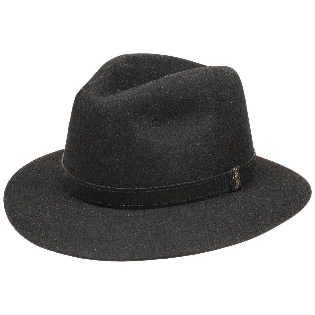 Borsalino Nero Pack Away Hat - Foldable Travel Fedora for Men & Women | Perfect for Outdoor Adventures, Beach Vacations & Casual Wear