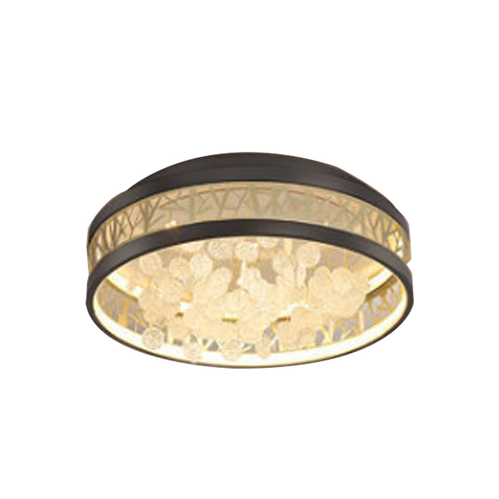 DEORBOB Modern Bright LED Round Ceiling Light 44W/54W, Surface Mount LED Fixture for Bedroom, Living Room, Corridor & Entrance - Energy Efficient Indoor Chandelier with Metal Design, Radiation-Free Lighting for Home Decor & Ambient Illumination