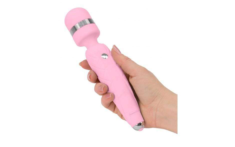 Pillow Talk Cheeky Wand Vibe with Swarovski Crystal - Rechargeable Personal Massager for Relaxation & Intimate Moments - Perfect for Couples & Solo Use