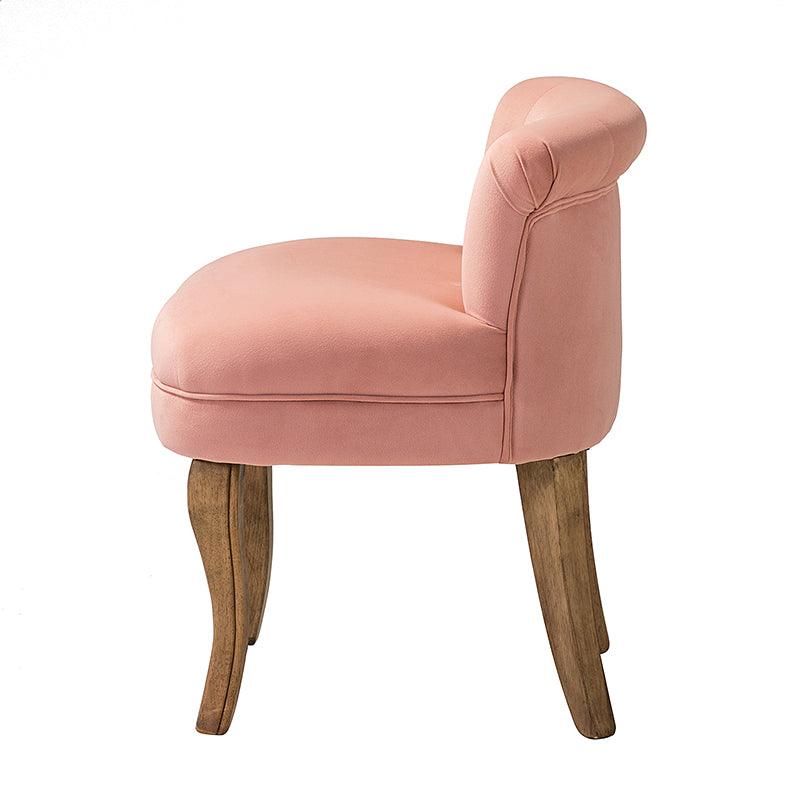 Moises Velvet Vanity Stool with Optional Types - Elegant Makeup Stool for Dressing Table, Bedroom & Bathroom
