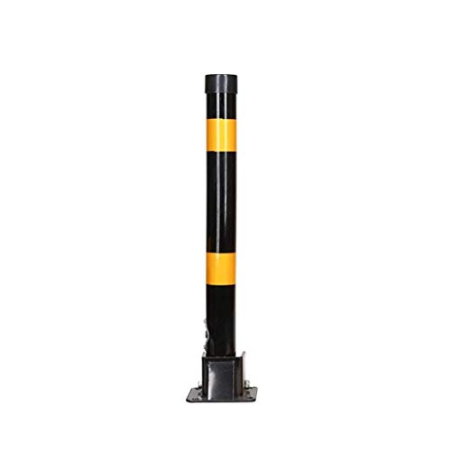 Heavy Duty Parking Lock Barrier - Anti-Kick Parking Bollard for Cars, Basements & Driveways | Durable Roadblock Pillar for Parking Lots, Gas Stations & Private Properties (Black) - Perfect for Vehicle Security & Traffic Control