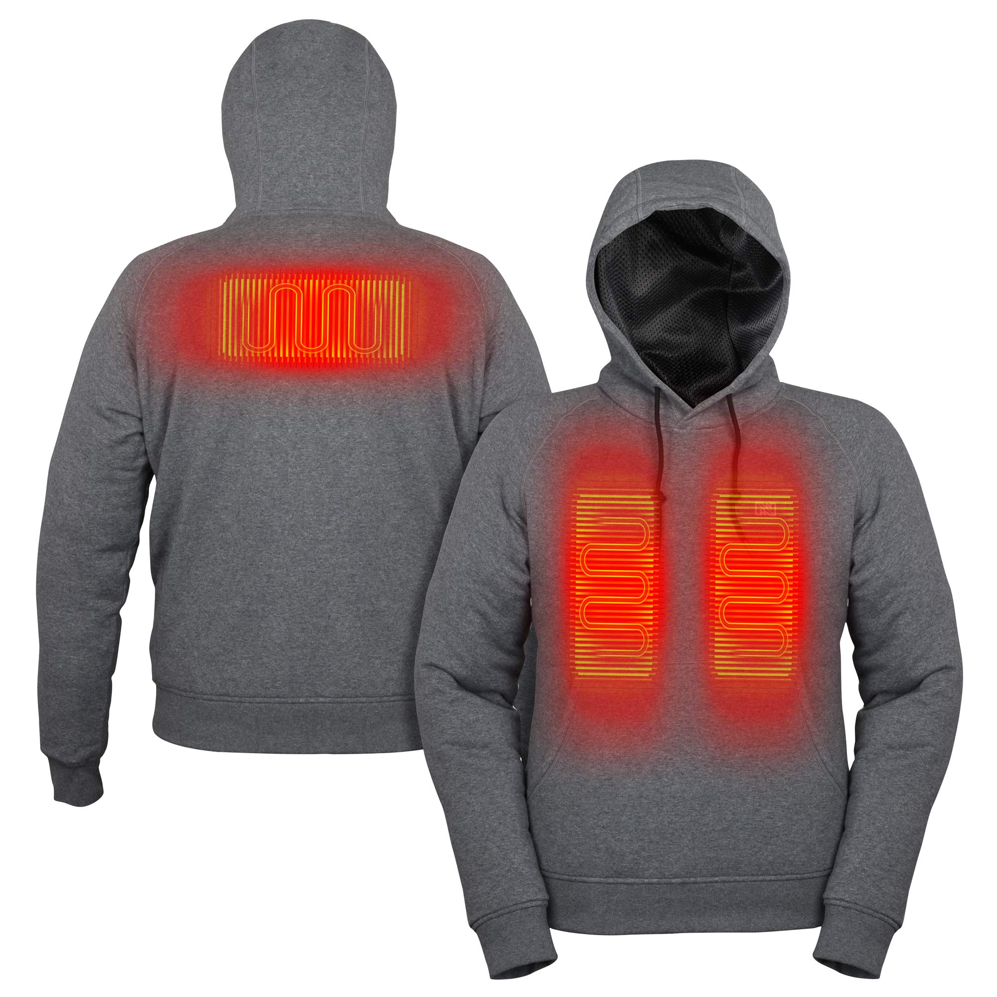 Men's Heated Phase Hoodie - Battery Powered Winter Jacket with Adjustable Warmth for Outdoor Activities | Perfect for Skiing, Hiking & Cold Weather Commutes
