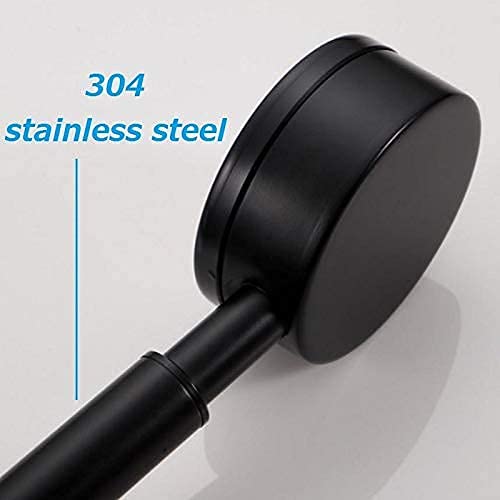 High Pressure Handheld Shower Head - 304 Stainless Steel Matte Black Wall Mount Showerhead for Bathroom & Spa Relaxation