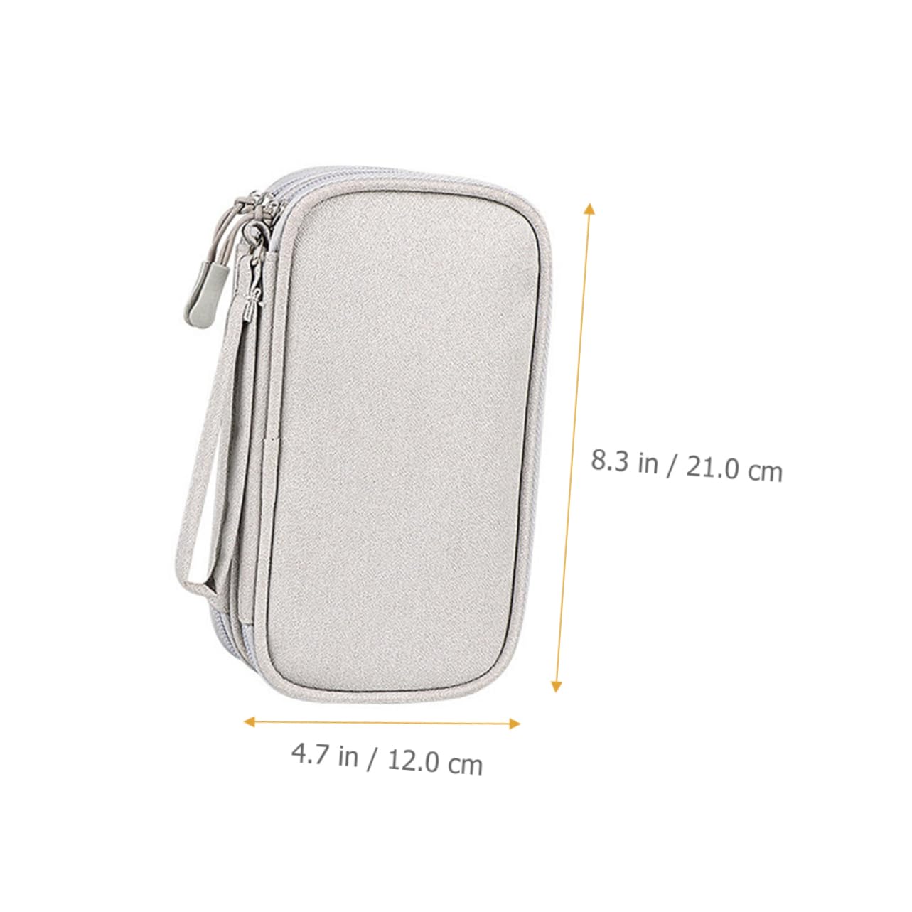 Premium Hard Drive Case & Headphone Charger Organizer - Portable Cable Storage Pouch for Purse, Power Bank & Digital Accessories | Durable Polyester Oxford Travel Organizer for Tech Gadgets, Office & Commuting