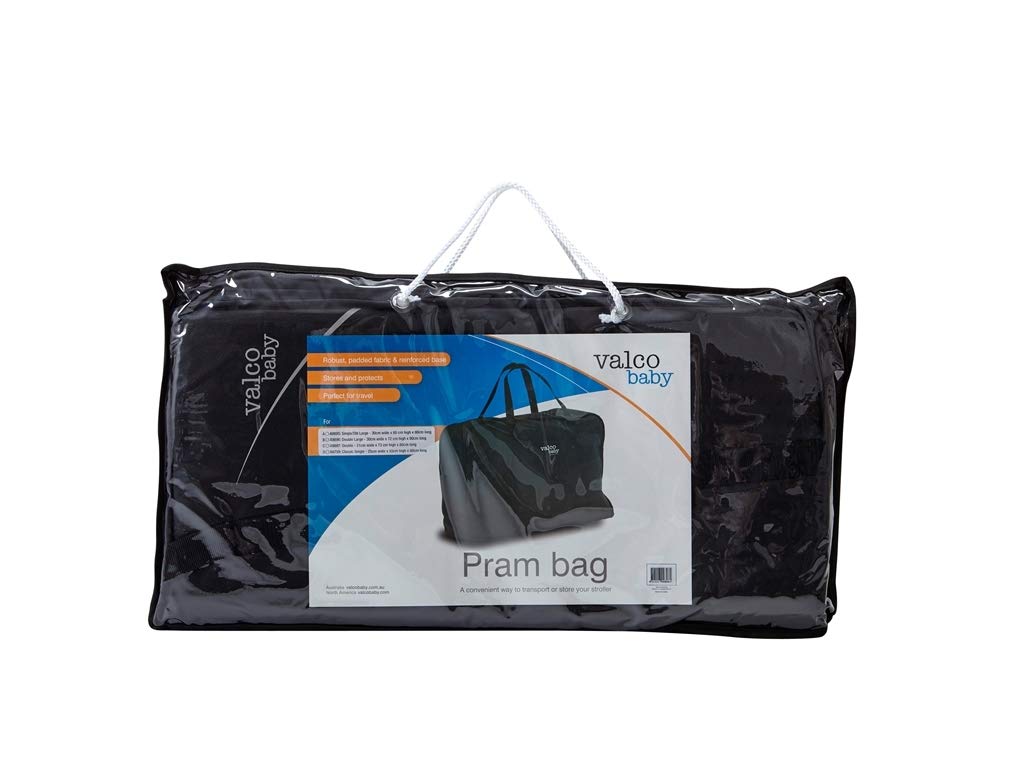 Valco Baby Universal Stroller Storage Bag – Fits Snap Duo, Trend, NEO Twin & DUO X Strollers – Durable Travel Organizer with Carry Handle & Reinforced Bottom – Perfect for Diapers, Toys & Baby Essentials On-The-Go
