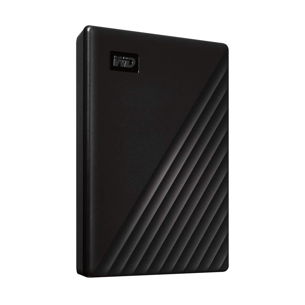 WD 2TB My Passport Portable External Hard Drive - USB 3.1/USB 3.0 Compatible, Password Protection & Ransomware Defense - Perfect for Data Backup, Travel & Secure File Storage (Model: WDBYVG0020BBK-WESN)