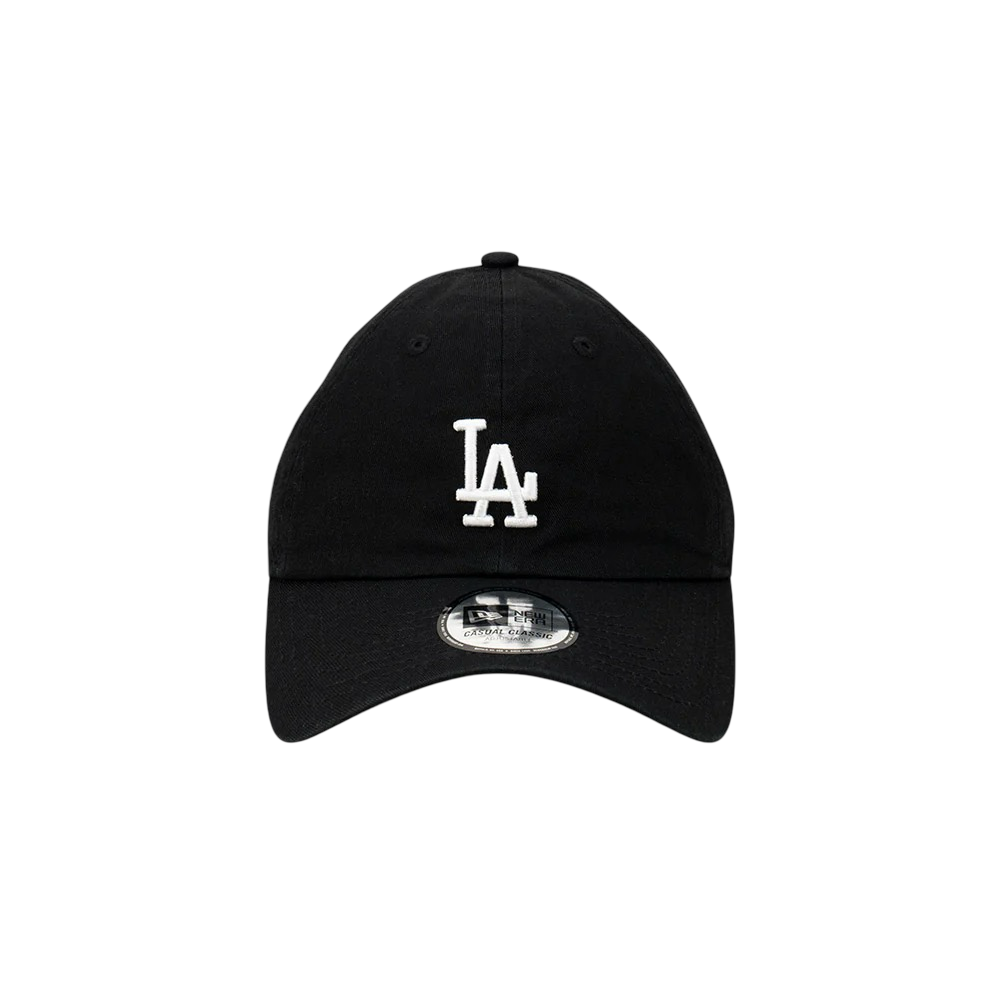 New Era LA Dodgers Black & White Baseball Cap - Adjustable Snapback Hat for Men & Women - Perfect for Sports, Casual Wear & Fan Gifts