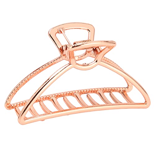Rose Gold Hair Claws for Women - Decorative Hair Clips & Styling Accessories for Braiding, DIY, Parties & Makeup - Durable & Practical Hair Clamps for Everyday Use