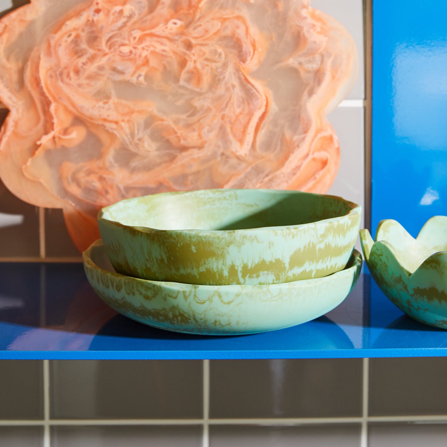 Artichoke Heart Bowl - Premium Ceramic Serving Dish for Salads, Dips & Appetizers - Perfect for Entertaining, Dinner Parties & Healthy Meals