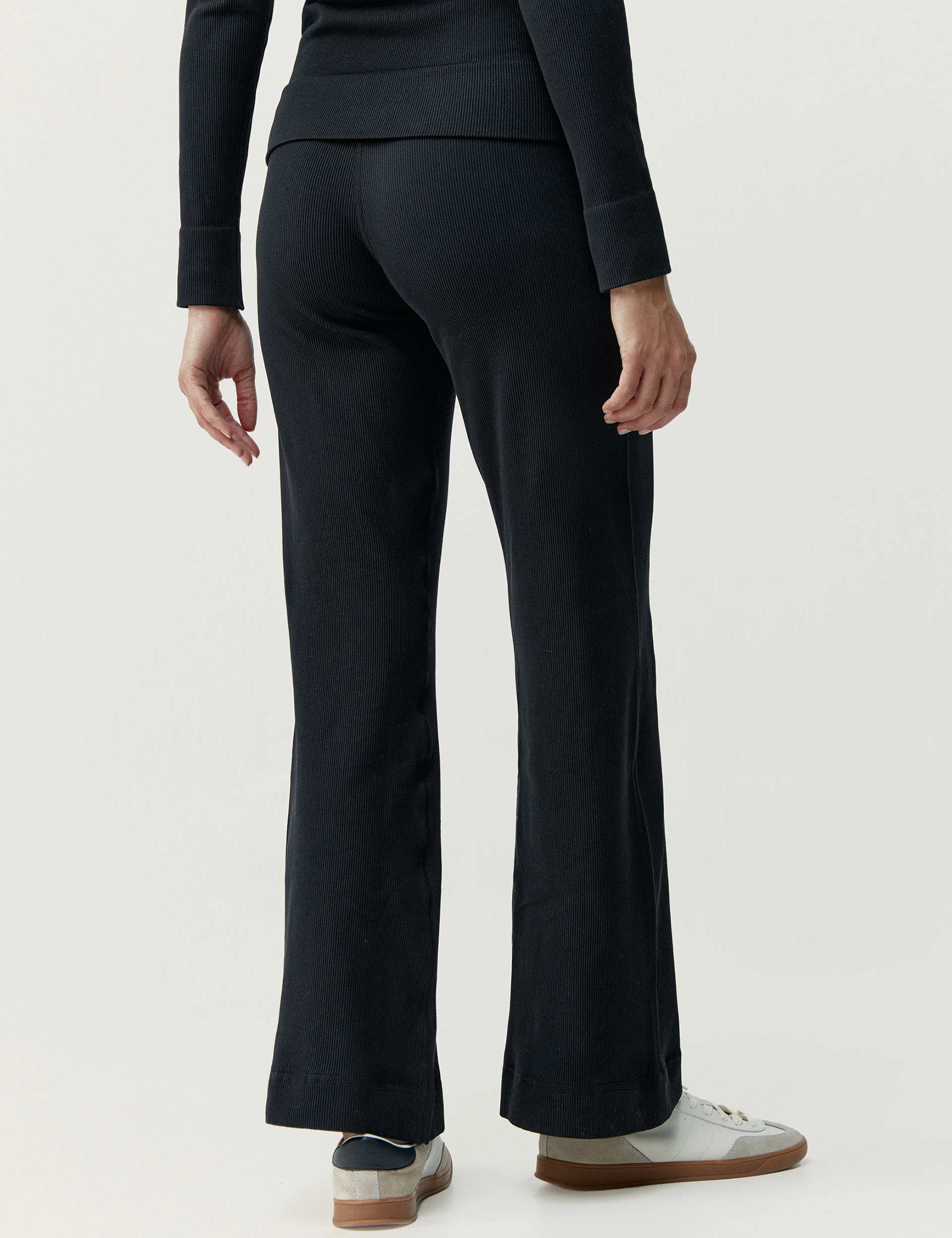 Fait Pants for Women - Soft Stretch High Waisted Black Trousers | Comfortable Work Pants & Casual Lounge Wear