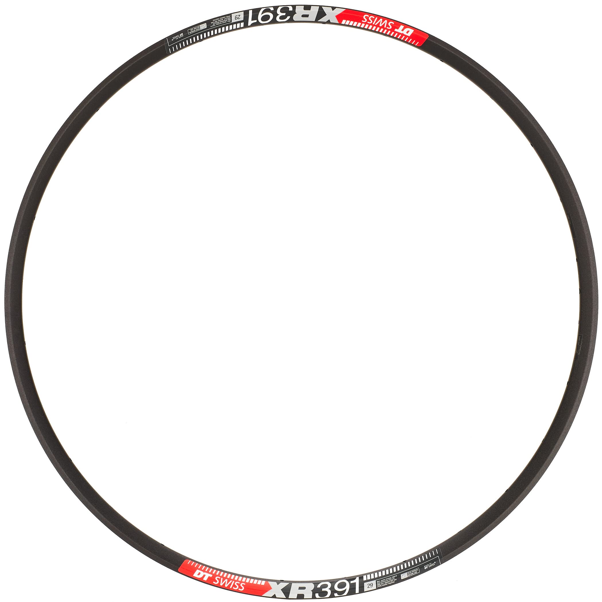 DT Swiss XR 391 SBWT Disc-Specific 28H Presta Valve Black 29