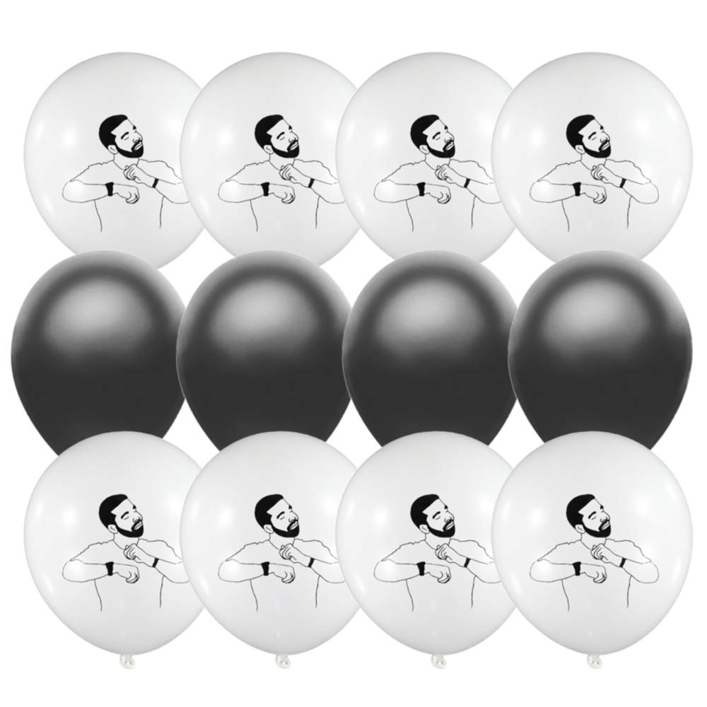 Drake Balloons Set - Happy Birthday Party Decorations & Supplies for Themed Celebrations - Perfect for Birthday Parties, Baby Showers, and Special Events